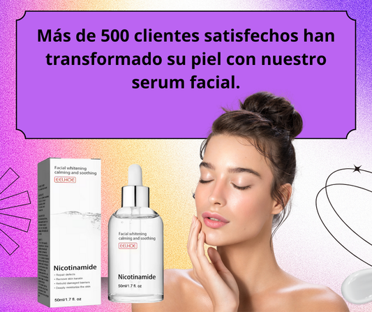 Serum facial con nicotinamida para cuidado de la piel